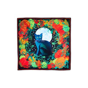 Black Cat In The Moonlight Knot Wrap